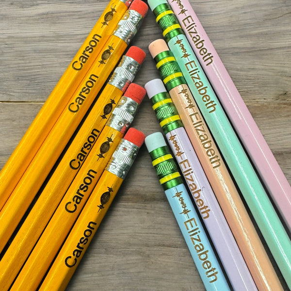 Pencils custom engraved (12 Pack)